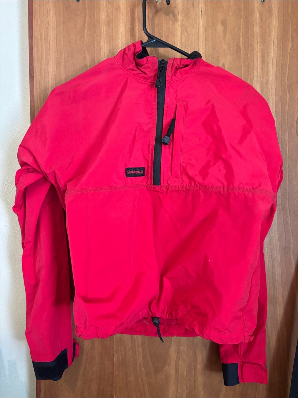 Stohlquist Red Lightweight Pullover splash jacket